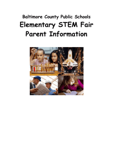 Parent Information Packet - Baltimore County Public Schools