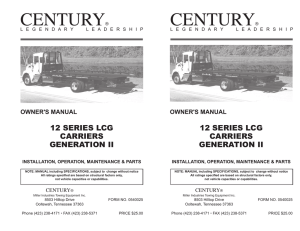 Century 12 Series LCG GEN II Carriers