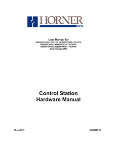 Control Station Hardware Manual
