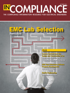 EMC Lab Selection - In Compliance Magazine