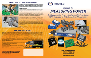 Picotest Full Product Brochure