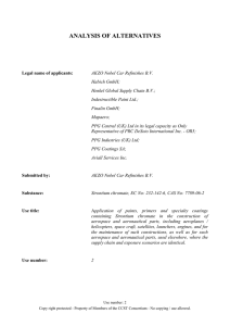 analysis of alternatives - ECHA