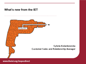 The IET - Inforum