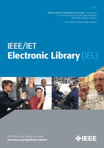 Electronic Library(IEL) - Faculty of Information Technology