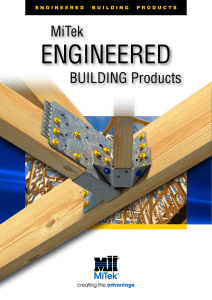 MiTek Engineered Building Products