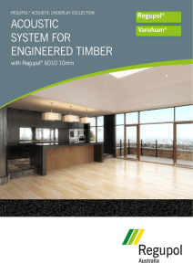 Product Info - Engineered Timber - Regupol