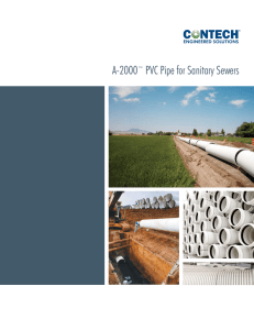 A-2000™ PVC Pipe for Sanitary Sewers