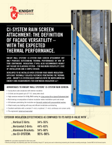 ci-system rain screen attachment