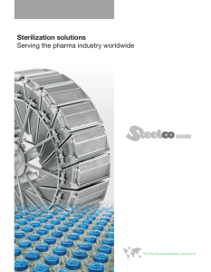 Sterilization solutions Serving the pharma industry