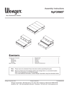 flipFORMS® - Wenger Corporation