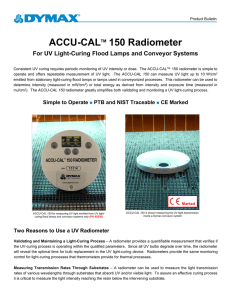 ACCU-CAL 150 Radiometer Lit 290