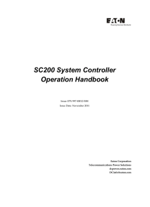 SC200 Operation Handbook