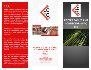 COPPER CABLES AND CONNECTORS (PTY) LTD