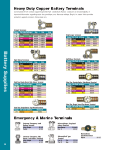 Battery Supplies Catalogue Pages