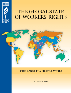 The Global State of Workers` Rights