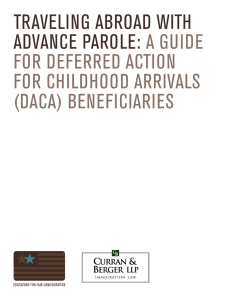Traveling Abroad with Advance Parole