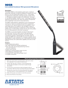 Spec Sheet - CAD Audio