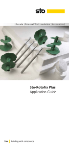 Sto-Rotofix Plus Application Guide