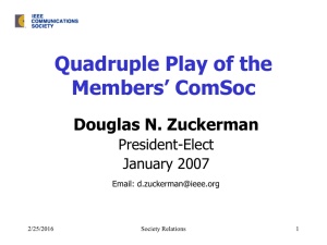 Quadruple Play of the Members` ComSoc