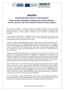 Framework Policy Document