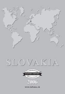 EXPORT IMPORT Slovakia 2006