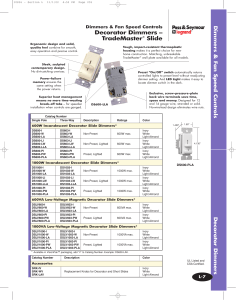 Detailed Specifications - Cooper Electric Supply