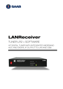 LANReceiver - Saab Medav Technologies GmbH