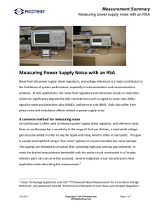 Measuring Power Supply Noise with an RSA