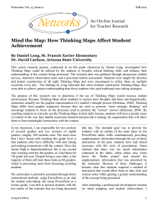Mind the Map: How Thinking Maps Affect Student Achievement