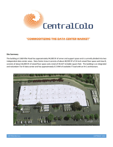 commoditizing the data center market