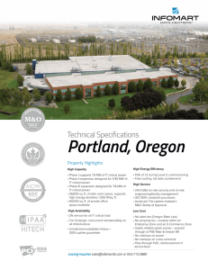 Portland, Oregon - Infomart Data Centers