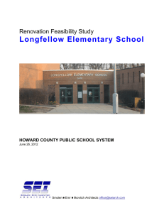 Longfellow Elementary School Renovation Feasibility Study