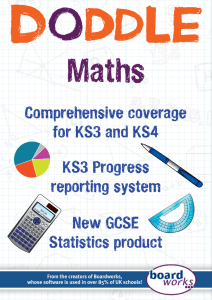 Doddle Maths brochure