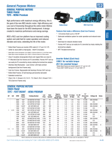 General Purpose Motors - Potencia Electromecanica