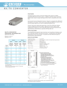 RX/TX ConveRTeR