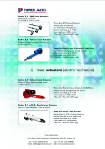 Linear Actuators - Yale Engineering Products