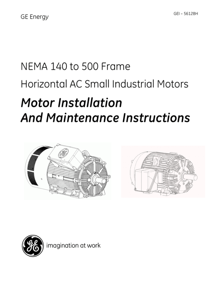 Motor Installation And Maintenance Instructions