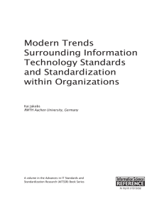 Modern Trends Surrounding Information