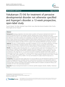 Yokukansan (TJ-54) for treatment of pervasive