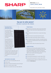 Say yes to solar power!