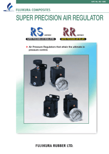 Super Precision Air Regulators RS・RR Series