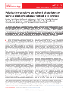 Polarization-sensitive broadband photodetector using a black