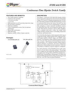 A1202/03 - Allegro Microsystems