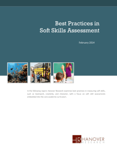 Best Practices in Soft Skills Assessment