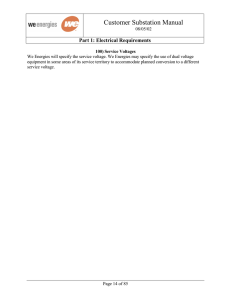 Electrical Requirements