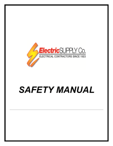 safety manual - Electric Supply