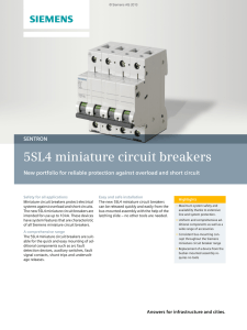 Miniature Circuit Breakers