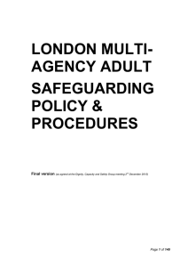 london multi- agency adult safeguarding policy