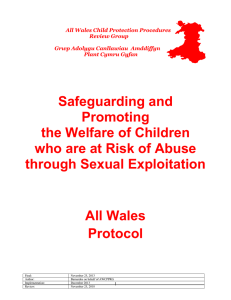 CSE-Protocol - Children in Wales