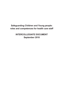 Safeguarding children and young people
